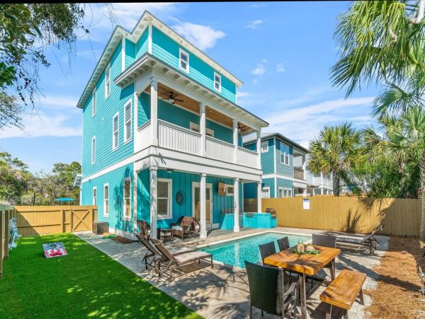 Luxury Miramar Beach Home 2 Blocks from Beach Sleeps 26