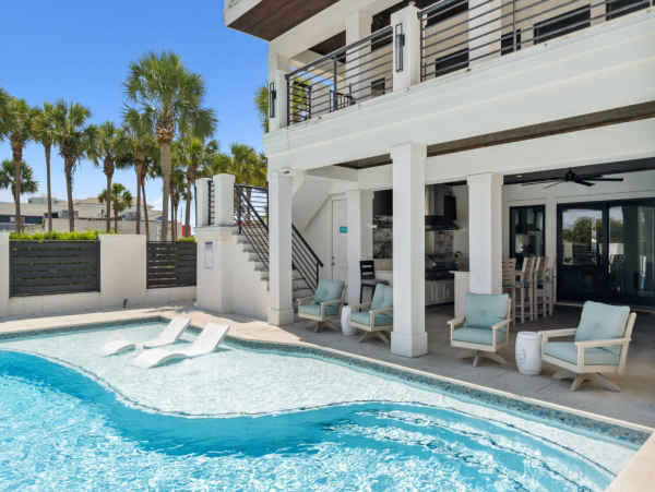 Modern Eight Bedroom Luxury Home with Pool in Miramar Beach