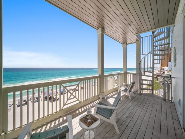 Gulf Front Luxury Vacation Home  Six Bedroom Panama City Beach Rental