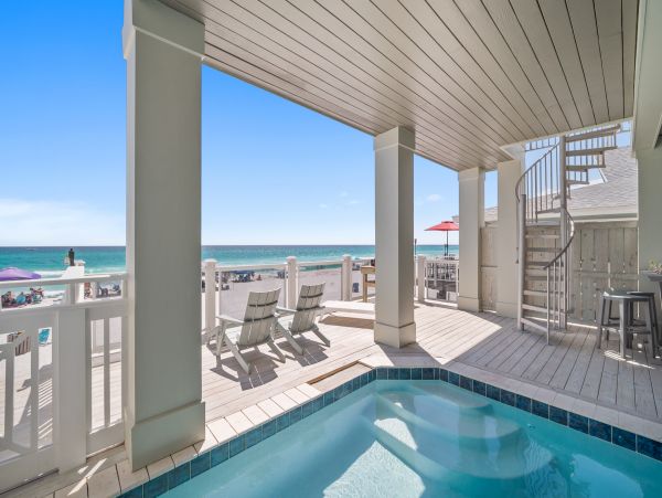 Gulf Front Luxury Vacation Home  Six Bedroom Panama City Beach Rental
