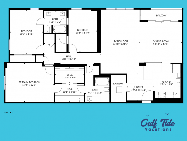 Destin Vacation Condo Three Bedroom Walk to Beach