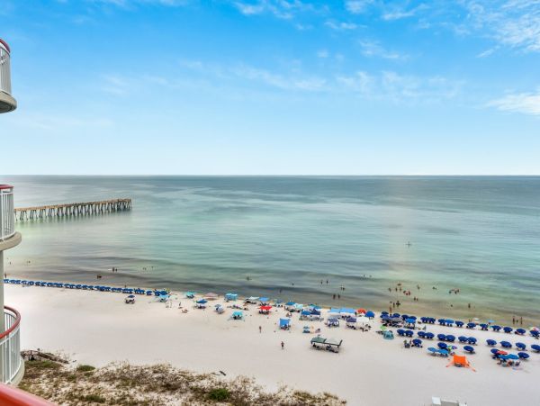Navarre Beach Vacation Rental - Gulf Front Condo with Pool & Balcony