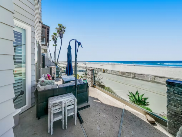 Prime Location on Mission Bay Beach Two Bedroom Condo