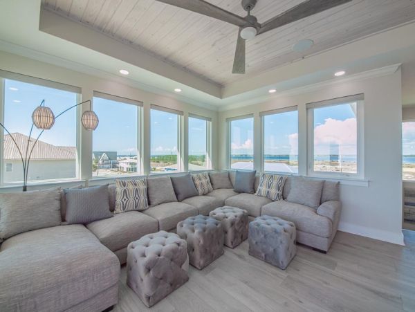 Luxury Gulf Coast Vacation Rental 7-Bedroom Beachfront Estate with Pool