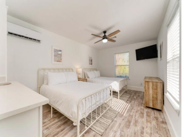 Charming Coastal Bungalow in Destin with Pool and Separate Carriage House Steps from the Beach