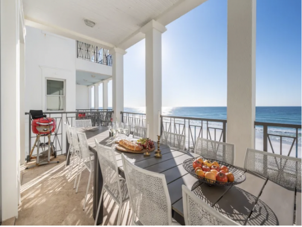 Stunning Gulf Front Miramar Beach Five Bedroom Home