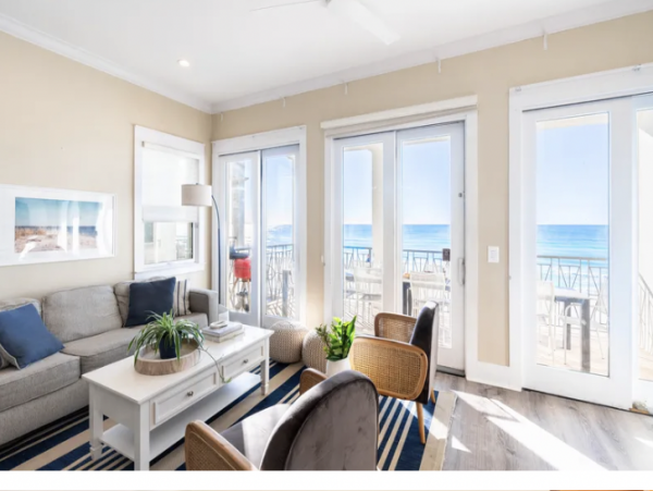 Stunning Gulf Front Miramar Beach Five Bedroom Home