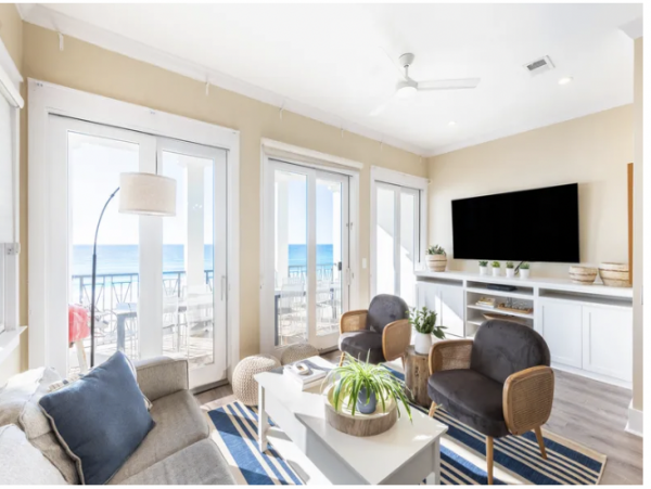 Stunning Gulf Front Miramar Beach Five Bedroom Home