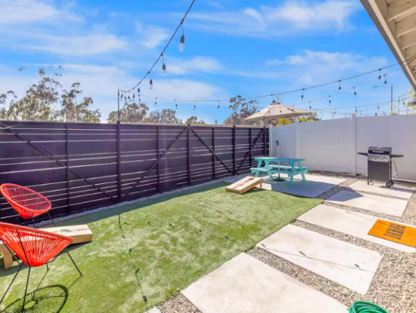 Three Bedroom Rental near the beach with large backyard and grill