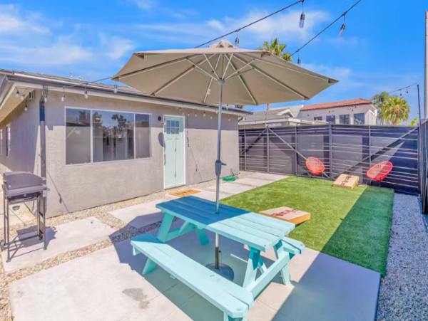 Three Bedroom Rental near the beach with large backyard and grill