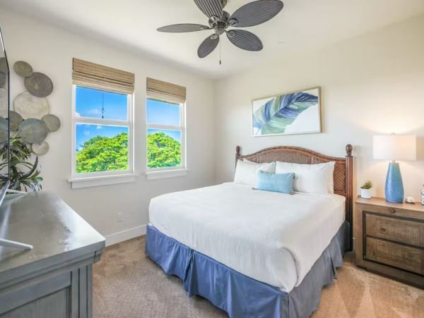 Gorgeous Two Bedroom plus Loft Vacation Condo in Poipu with Pool
