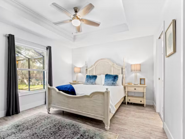 3 bedroom House with heated saltwater pool and game room