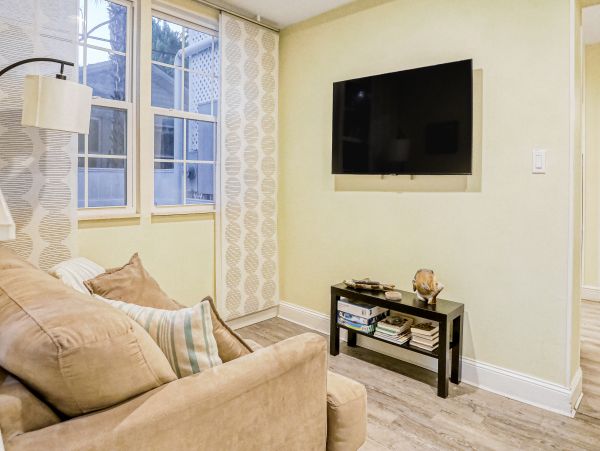Lovely Two Bedroom Home with Private Pool Walk to Beach