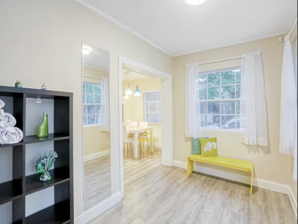 Lovely Two Bedroom Home with Private Pool Walk to Beach