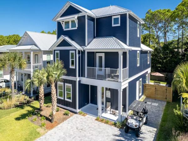 Miramar Beach Gorgeous Vacation Pool Home Walk to Beach