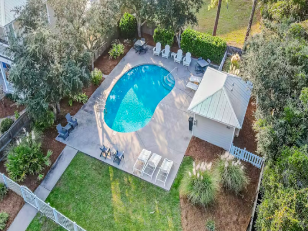 Coastal Retreat with Pool, Beach Access, and Relaxing Outdoor Spaces