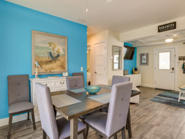 Siesta Key Vacation Rental with Walking Distance to Beach and Shared Pool