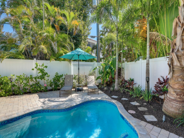 Siesta Key Vacation Rental with Walking Distance to Beach and Shared Pool