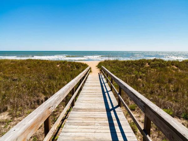 Jacksonville Beach Vacation Home Three Bedroom Walk to Beach