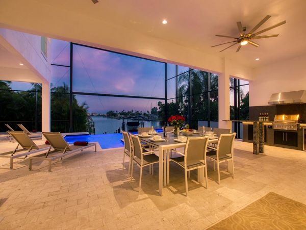 Riverfront Four Bedroom Vacation Home in Cape Coral