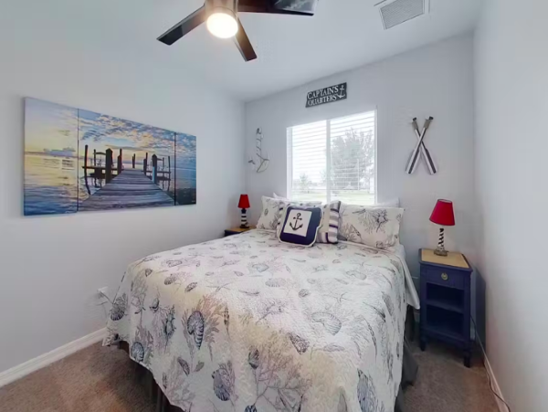 Tranquil Canal-Front Home with Caged Pool in Cape Coral