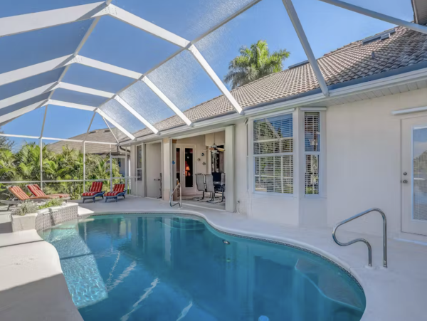 Cape Coral Vacation Pool Home 4 Bedrooms Sleeps 9 Guests