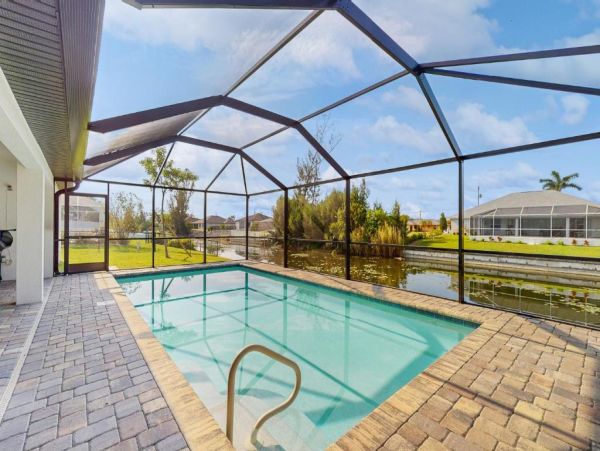Spacious Canal-Front Home with Private Pool in Cape Coral, FL NEW ARRIVAL!