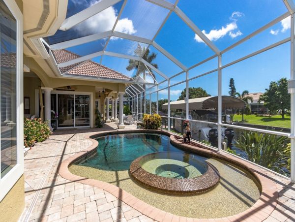 Luxurious Cape Coral Vacation Home with Pool and Boat Dock