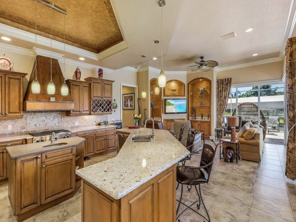 Luxurious Cape Coral Vacation Home with Pool and Boat Dock