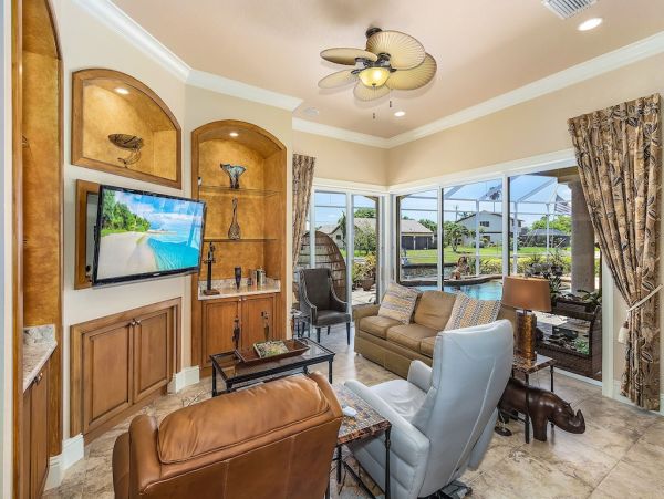 Luxurious Cape Coral Vacation Home with Pool and Boat Dock