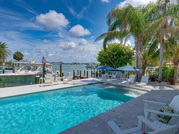 St. Pete Beach Waterfront Vacation Rental | Florida Gulf Coast Luxury Pool Home