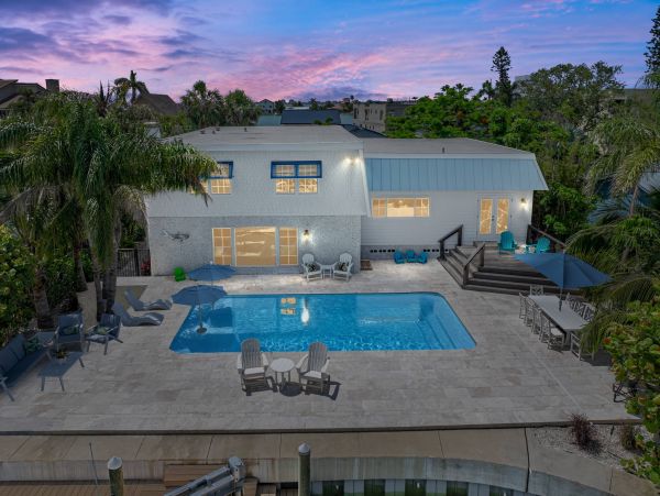 St. Pete Beach Waterfront Vacation Rental | Florida Gulf Coast Luxury Pool Home