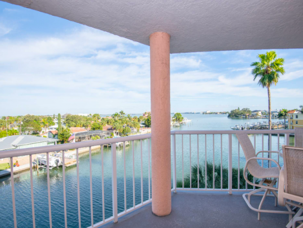 Two bedroom 2 bathroom Condo steps to St. Pete beach
