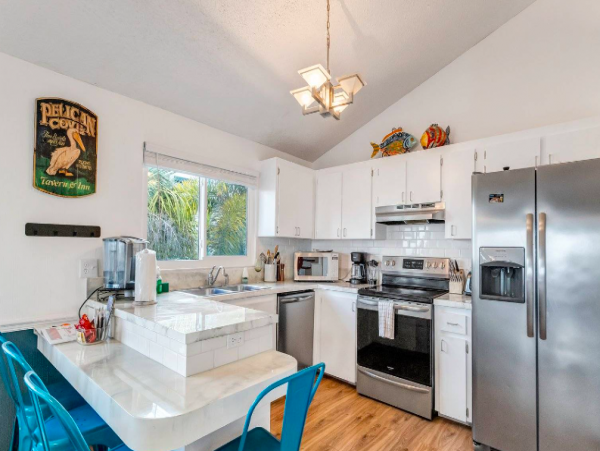 Beachfront Bungalow triplex sleeps 14
