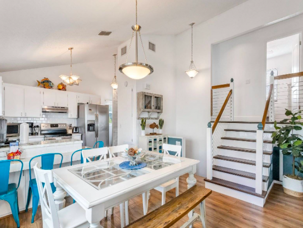 Beachfront Bungalow triplex sleeps 14