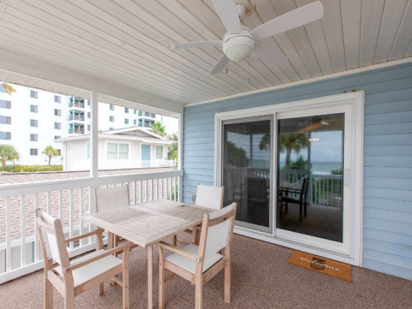 Beachfront Bungalow triplex sleeps 14