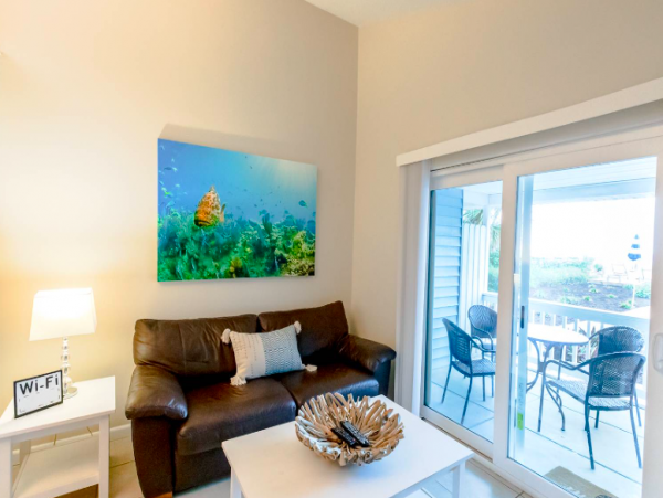 Beachfront Bungalow triplex sleeps 14