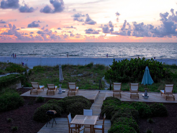 Beachfront Bungalow triplex sleeps 14