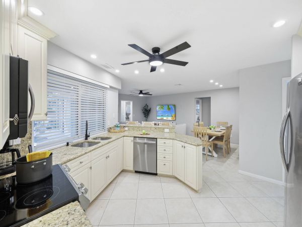 Marco Island Canal Front Four Bedroom Vacation Home