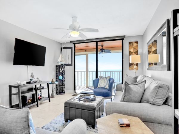 Indian Shores Vacation Condo Three Bedroom Beach Front