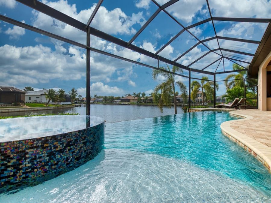 Cape Coral Canal Front Four Bedroom Vacation Home