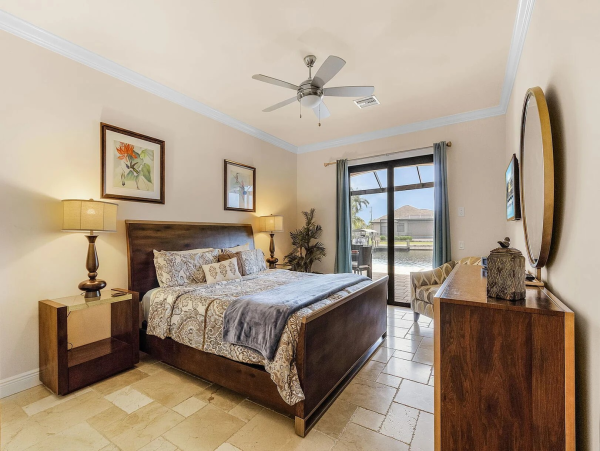 Cape Coral Canal Front Four Bedroom Vacation Home