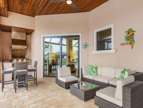 Cape Coral Canal Front Four Bedroom Vacation Home