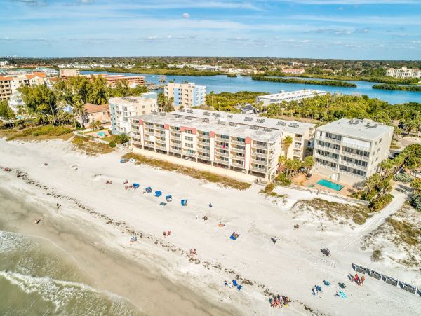 Gulf Front Indian Shores Vacation Condo Two Bedroom