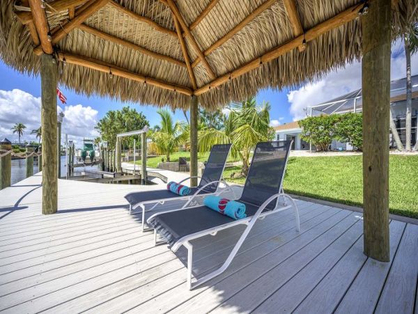Canal-Front Vacation Villa in Cape Coral with Pool & Dock