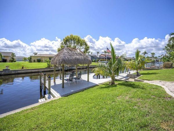 Canal-Front Vacation Villa in Cape Coral with Pool & Dock
