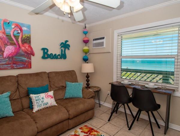 Beach Front Indian Shores Vacation Condo One Bedroom