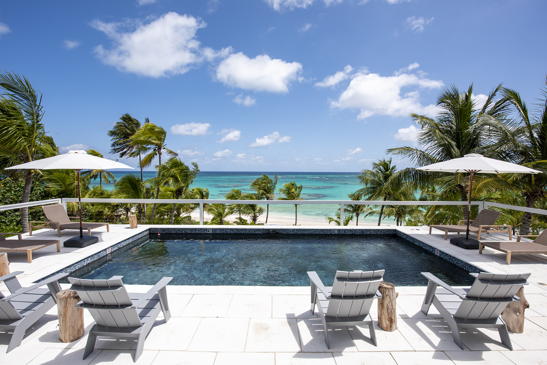 Oceanfront Bahamas Vacation Pool Home Four Bedroom