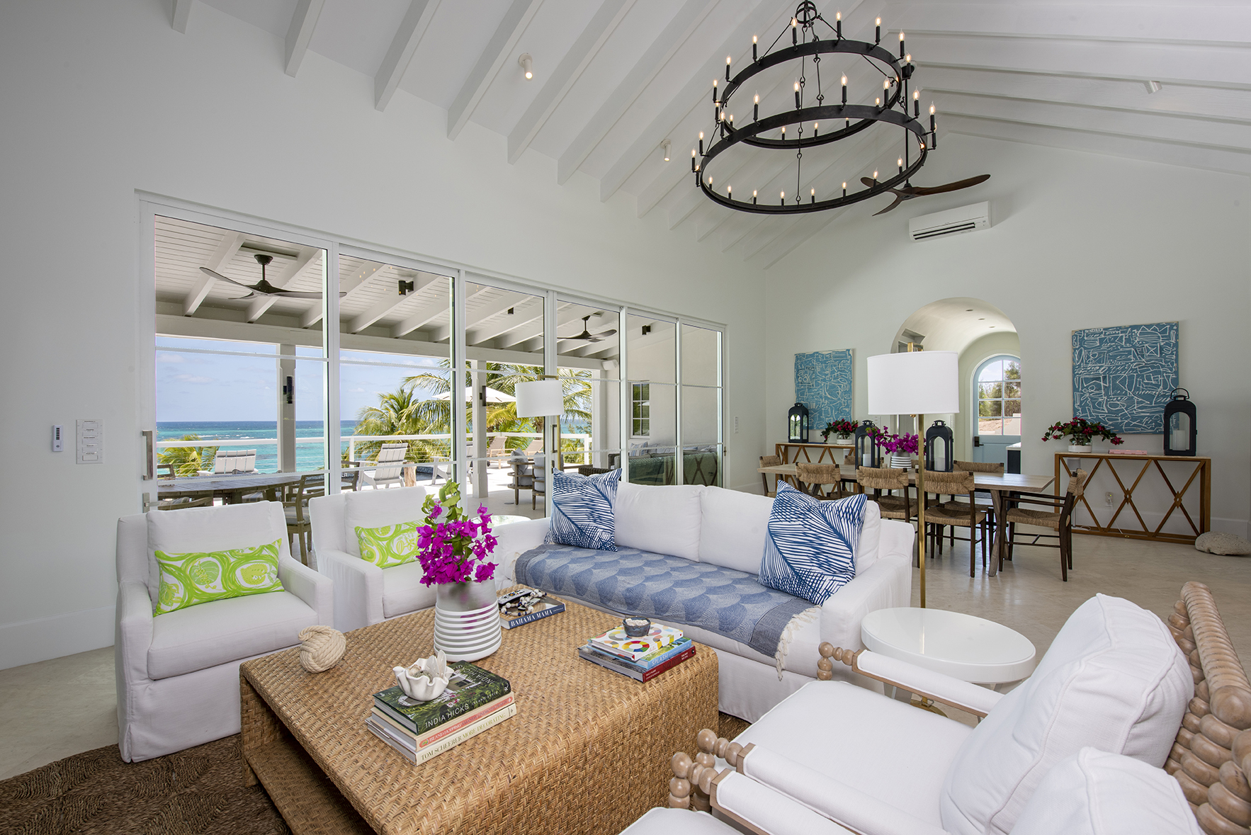 Oceanfront Bahamas Vacation Pool Home Four Bedroom