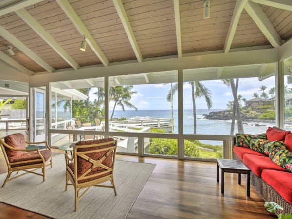 Ocean View Kailua Kona Vacation Home with Private Pool